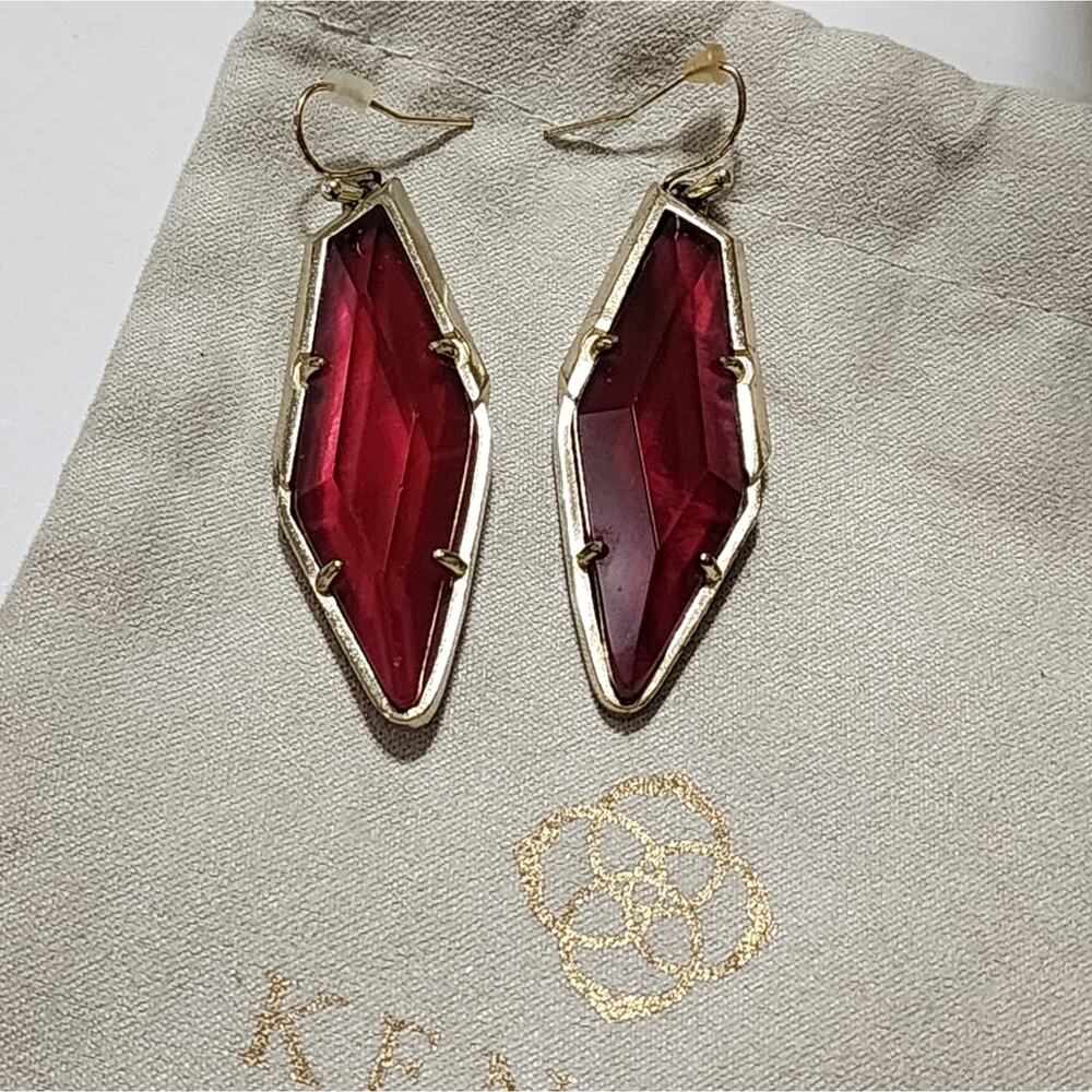 Kendra Scott Gold Rasberry Illusion? BEXLEY Earrings‎